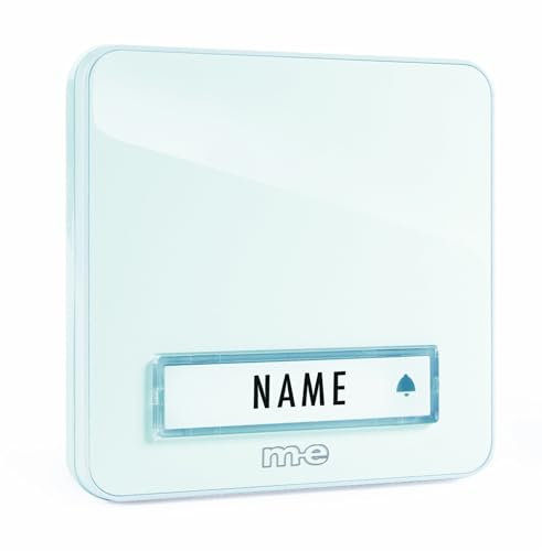 Plaque de sonnette simple m-e modern-electronics KTA-1 W blanc 12 V/1 A