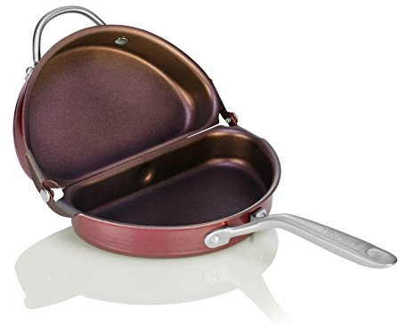 TECHEF - Frittata and Omelette Pan, Coated with New Teflon Select/Non-Stick Coating (PFOA Free) (Purple)