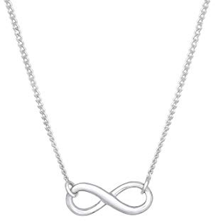 Elli Halskette Damenfinity Anhänger Unendlichkeit Symbol 925 Silber