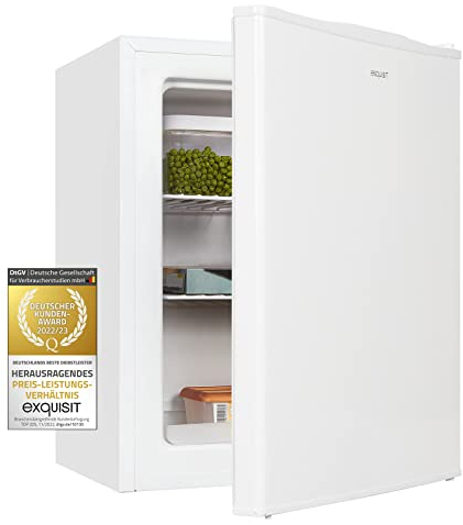 Exquisit Minicongelador, GB60-150E, blanco PV, 42 L de capacidad, color blanco