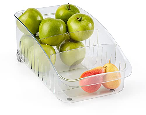 YouCopia RollOut Fridge Drawer 8”, Adjustable Bin Refrigerator Organizer