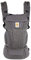 Ergobaby Omni Breeze Babytrage für Neugeborene ab Geburt bis 20kg, 4 Positionen SoftFlex Mesh Ergonomische Babybauchtrage Rückentrage Baby-Tragetasche, Graphite Grey