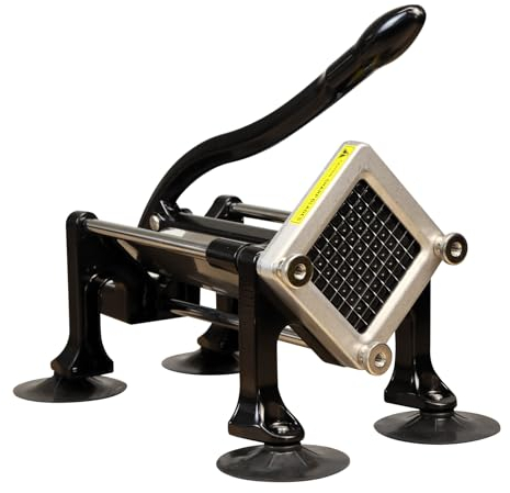 KSIFJRTO Coupe-frites professionnel - Trancheuse de pommes de terre robuste avec lame de 1,9 cm
