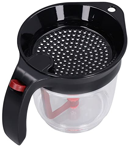 Fetttrenner, 1000 Ml, Multifunktional, Schnelle Trennung, Hitzebeständig, BPA-frei, Langlebig, ABS, Tragbarer Soßentrenner