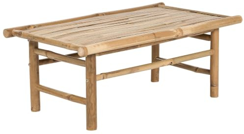 Couchtisch Bambusholz hellbraun rechteckig 80 x 45 cm Indoor & Outdoor Todi