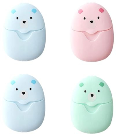 FDCGAS Sapone in Fogli da Viaggio - 200 Fogli Fogli di Sapone Monouso Contenitori Portatili Saponette Tascabili per Lavaggio a Mano Escursionismo, Viaggio Sapone di Carta Portatili