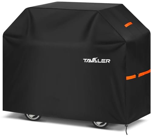 Tavaler Grillabdeckung Wetterfest-160x70x125 cm Grill Abdeckhaube 420D Oxford-Stoff Grillhaube Gasgrill Abdeckung Grill Schutzhülle für Weber, Enders, Char Broil Serie