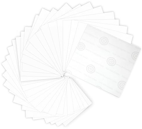 Bullseye Thinfire ugn hyllpapper – 30 ark litet ugnspapper för ultramjuk yta – glasfusionstillbehör – 12,4 cm x 12,7 cm ugnspapper för glasfusion