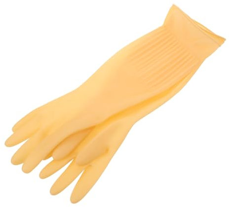 HAPINARY 2pcs Dishwashing Gloves Kitchen Cleaning Gloves Non- Grip for Household Cleaning and Dish Washing Tasks