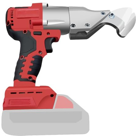 Cordless Metal Shear,Metal Sheet Cutter compatible with Milwaukee M18 Battery,Pivoting Head Cutting Electric Metal Scissors for cutting Leather,Stainless Steel,Iron,Carpet (No Battery)