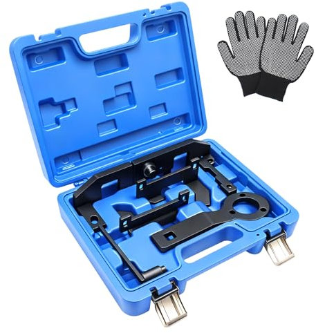 LIDOUYA 5PCS Motor Zahnriemen Werkzeug, Motor-Einstellwerkzeug kompatibel mit Citroen C1 C3 C4, für Peugeot 2008 408 308S, für Toyota 1,0 1,2 EB0(ZMZ) EB2(HMZ)