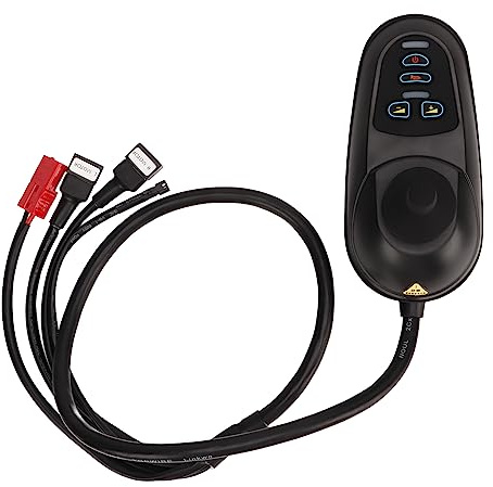 Controlador de joystick eléctrico de alta sensibilidad, operativo de control inteligente de aluminio, resistente al desgaste, amplia compatibilidad para sillas de ruedas