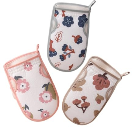 FRCOLOR 3stücke Duschzubehör Mit Doppelseitigem Luffa-rückenpeeling Schwamm Körperreinigungsschrubber Ball Und Peelinghandschuh Für Bad Dusche Geeignet Für Männer Und Frauen in
