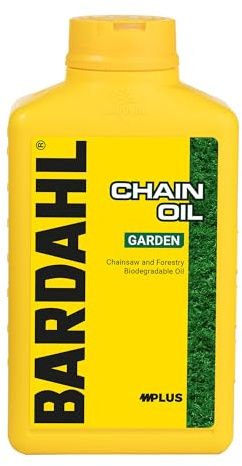 Bardahl - Chain Oil - Aceite para la cadena de motosierra, lubricante biodegradable antigripante y antidesgaste, eficaz también en frío, 1 litro