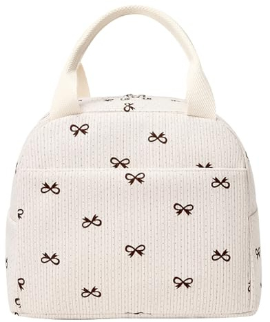 HTTDSLF Lunchtasche Damen Kinder, Kühltasche Klein für Frauen Männer, Lunchtasche Isolierte, Tragbar Lunchbox, Tragbar Kühltasche, für Arbeit Picknick Unterwegs