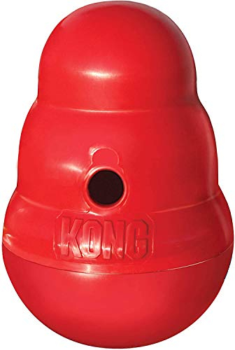 KONG - Wobbler - Interactive Treat Dispensing Dog Toy, Dishwasher Safe - For Small Dogs