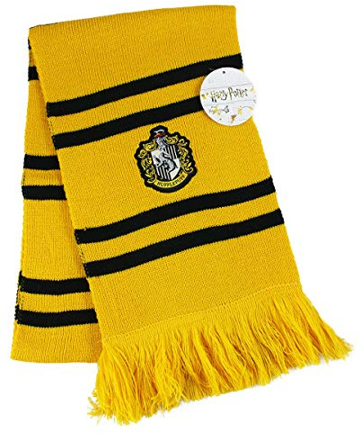 Harry Potter OFFIZIELLER SCHAL Haus von HUFFLEPUFF Hogwarts School of Magic - ORIGINAL WARNER BROS License