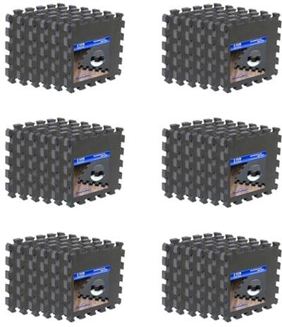 BodenMax® Eva Puzzlematte 2,5 cm extra dick – 150 % mehr Schutz – Fitnessmatte Bodenschutzmatte rutschfest – 32x32 cm – 6/18/36 Teile – für Heimtraining, Fitnessgeräte & Garage
