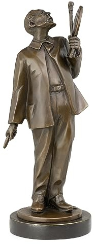 Moritz Bronzefigur Vincent Van Gogh Höhe 26 cm 1,6 kg Skulptur Statue Antik-Stil historisch Dekoration Vintage