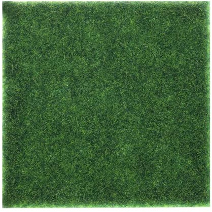 sourcing map 1pcs Artificial Grass Mat Rug 6x6 Inch(15x15cm) Small Model Fake Grass Carpet for Garden Lawn Decoration Patio Turf Model, Green