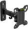D-Line Supporto de Parete per TV da 13-27 Pollici, a inclinazione e rotazione a braccio singolo, VESA 75x75 mm - 100x100 mm, supporta un peso di fino a 25 kg