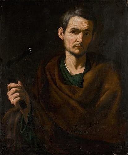 Saint Philip Half-Length Holding A Crucifix Poster Print by Jusepe de Ribera (24 x 36)