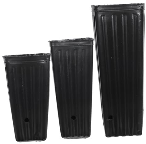 ORFOFE 60pezzi Vasi Da Vivaio Per Piante Da Giardino Pratici Vasi Per Coltivazione Di Piante Da Giardinaggio Realizzati in Plastica Resistente Permeabilità All Acqua Per Nutrizione Delle