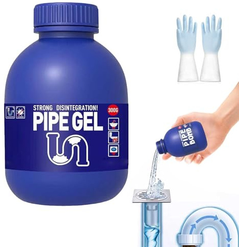 Scarico per tubature, potente agente di dragaggio per tubature - Disintasatore e pulitore professionale per scarichi, strumento per la pulizia di tubature del WC, disintasatore (1PCS)
