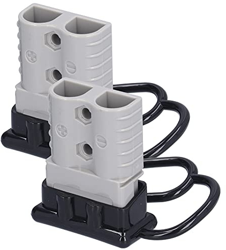 ZJchao Terminale della Batteria A Connessione Rapida da 120 A 600 V Ad Alta Corrente, Connettore di Disconnessione Leggero e Robusto (GREY)
