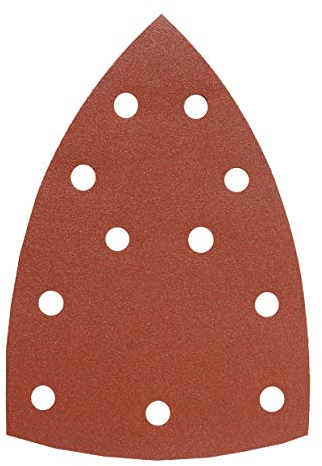 kwb QUICK-STICK Schleif-Dreiecke für Delta- und Multi-Schleifer - Vielseitiges Schleifmittel für Metall, Holz, Lack und mehr - 100 x 147 mm - 15 Stück - Gelocht - Sparpack