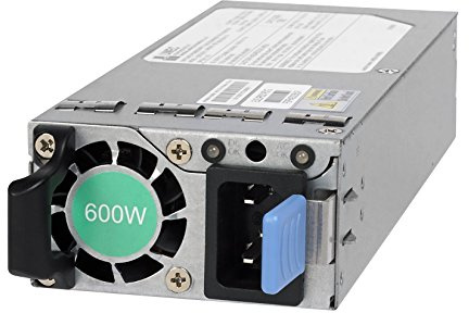Netgear APS600W-100NES - Unidad de Fuente de alimentación (600W AC PSU, Modular, para Switch M4300-96X), Color Gris Cromado