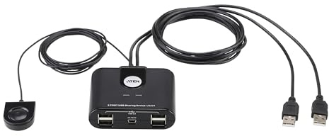 ATEN USB US224-AT Verteiler 4 USB in 2 Computern USB 2.0