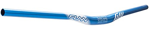 Funn Full On Riser Lenker, Klemme 31.8mm, Breite 810mm, Rise 15mm (Blau) | AL6061 dreifach konifiziert, wenig Backsweep, sandgestrahlt eloxiert, für Trail, Enduro, MTB, BMX und Straße