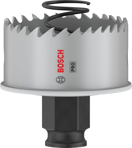 Bosch 1x PRO Sheet Metal PC Plus Lochsäge, 51 mm | für Edelstahlbleche, Stahlbleche, Ø 51 mm, Professional Zubehör Bohrmaschine