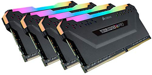 Corsair Vengeance RGB Pro 128GB (4x32GB) DDR4 3200 (PC4-25600) C16 Desktop Speicher - Schwarz