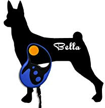 Basenji Hund - Custom Name Hundeleine - Wandhaken