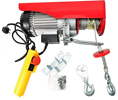 Paranco Sollevatore Argano Montacarico Montacarichi elettrico 800-400 Kg 1300W