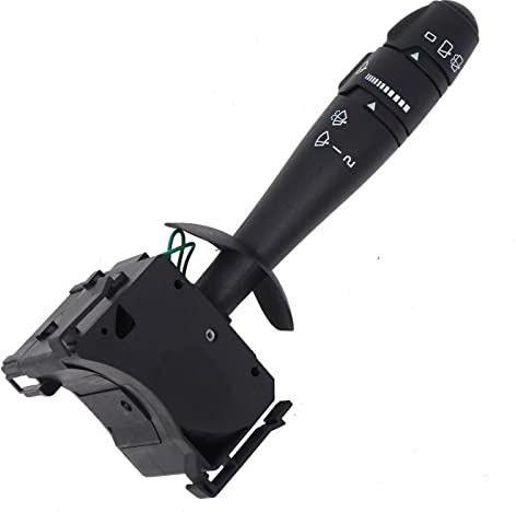 Vinciann Nueva palanca desvioguía interruptor limpiaparabrisas luna compatible con código 7701048915 datto a Vivaro A compatible con Laguna II y otras