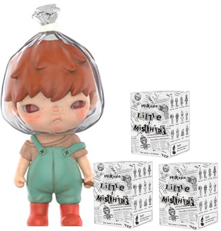 POP MART Hirono Little Mischief Series-3PC Pop Figuren Zufällige Figuren Actionfiguren Sammelfiguren und Sammler Kunstspielzeug Spielzeug Figuren Geschenk