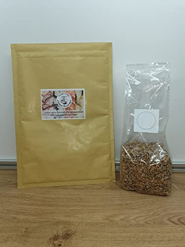 Garden Giant Mushroom Spawn/Seed, Foragers Table 500g Heat Sealed Bag (Stropharia rugoso-Annulata)