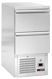 GGM Gastro | SAJ47E2#07 | Kühltisch ECO - 450x700mm - mit 2 Schubladen
