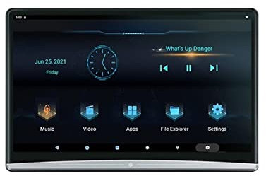 Lecteur DVD Portable 13.3 Pouces Voiture TV Appui-tête Moniteur écran Tactile 4K 1080P Automobile siège arrière Affichage multimédia Voiture lecteurs vidéo pour la Voiture (Color : 3-16-13.3-1 PCS,