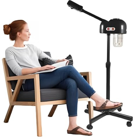 Froulaland 800 W Kombigerät Vapozon Zerstäuber Ozon Lampe Lupe Salon Spa 220 V und Ozonproduktion Hautpflege Gesicht für Schönheitssalon, Spa, Haus