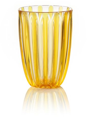 Guzzini - Bicchiere alto in bio-based plastic, giallo, DOLCEVITA