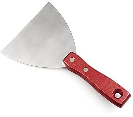 Cuchillo raspador de masilla, herramienta de pintores, removedor de pintura for madera, raspador, papel tapiz, hornear, masilla, parchar y pintar, 4 pulgadas (Size : 5inch)