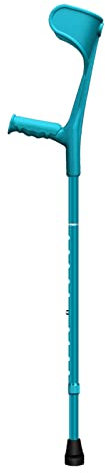 Unterarmgehstütze aus Aluminium für Erwachsene, Verstellbarer Gehstock, ergonomische Griffe/rutschfeste Gummispitzen, für große Personen von 150–196 cm Chaser of Light