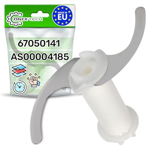 ONIX TECH Blender Chopper Blade for Bowl СА 500ml with Original Code 67050141 AS00004185 for Braun Multiquick 4130 4162 4165 4191 4192 4193 4199 4200 - Made in EU