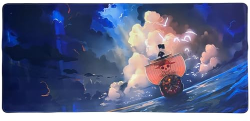 Elie&Eason One Piece Gaming Mouse Pad - 90x30cm XXL Desk Mat for Anime Fans