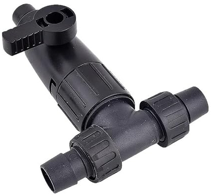 Casetlong 1 Stück 12/16mm Schlauch Schnellverbinder T-Ventil Aquarium Wasserleitung Schnellverschluss Gartenbewässerungsarmaturen(O.D 12-16mm)