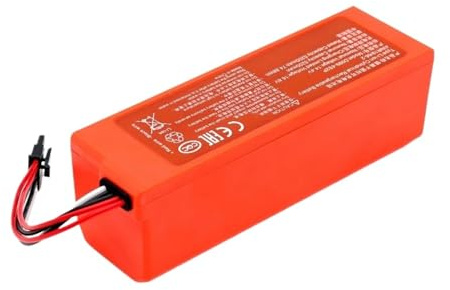 D099-4S2P 14.4V 5200mAh Replacement Battery 74.88W，Compatible for Xiaomi， Vacuum-Mop 2/Mi Robot Vacuum-Mop 2 Pro MJSTS1 C101(6400mAh)